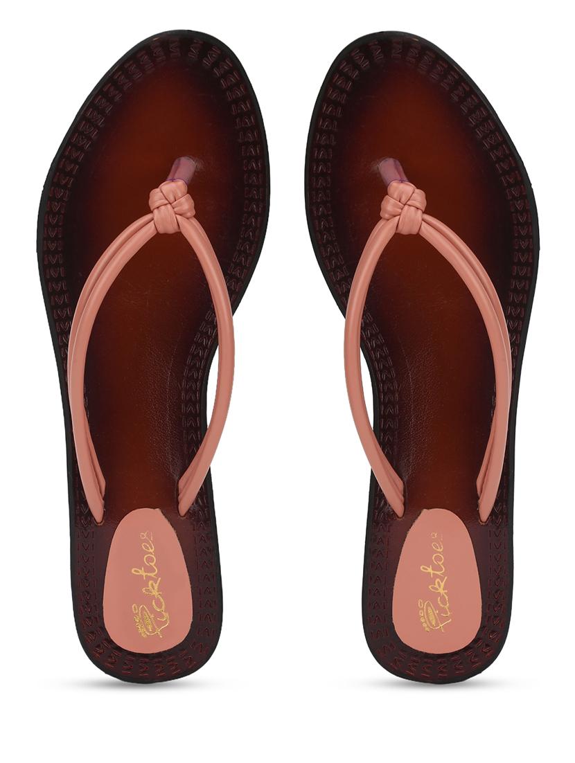 women pink slip on sandal - 21676726 - Standard Image - 2
