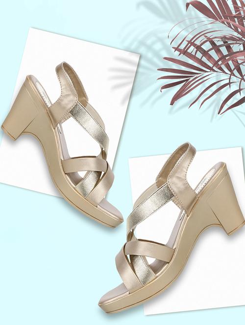 women back strap block heel sandal - 21676742 - Standard Image - 0