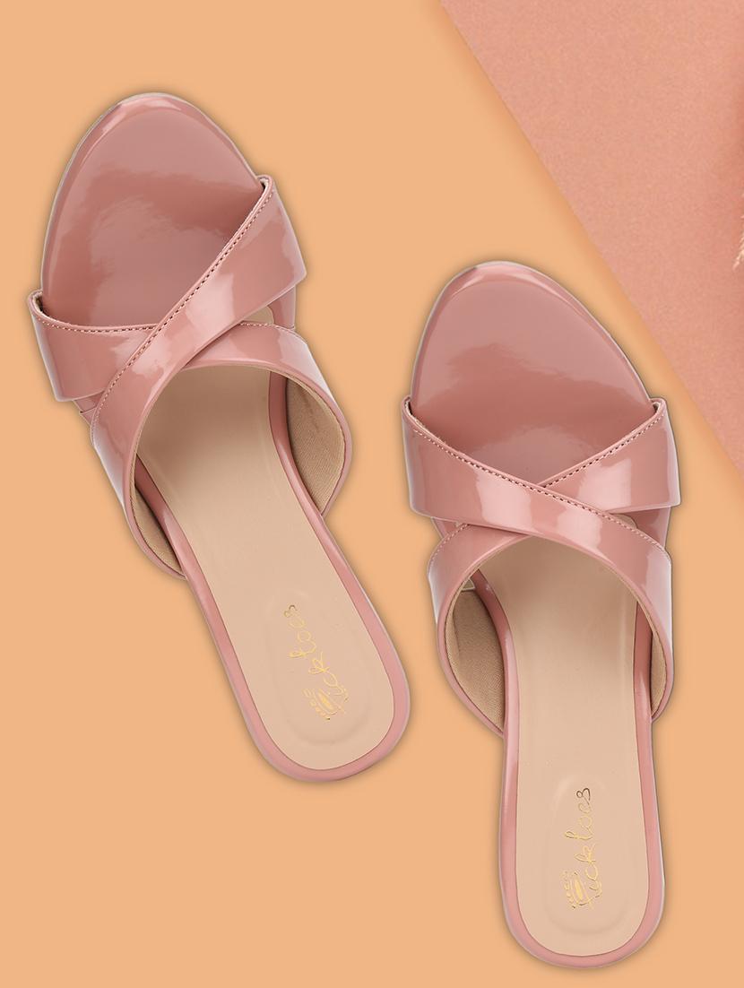 women pink slip on sandal - 21676806 - Zoom Image - 0