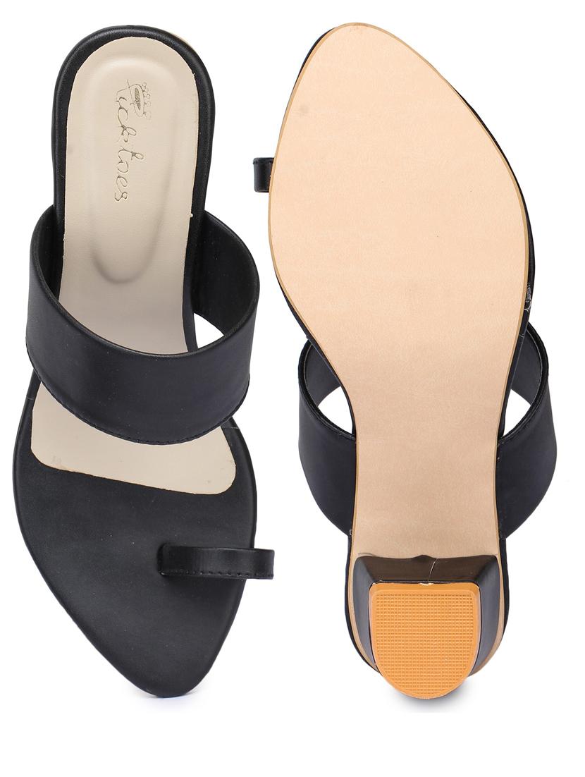 women slip on block heel sandal - 21676823 - Standard Image - 2