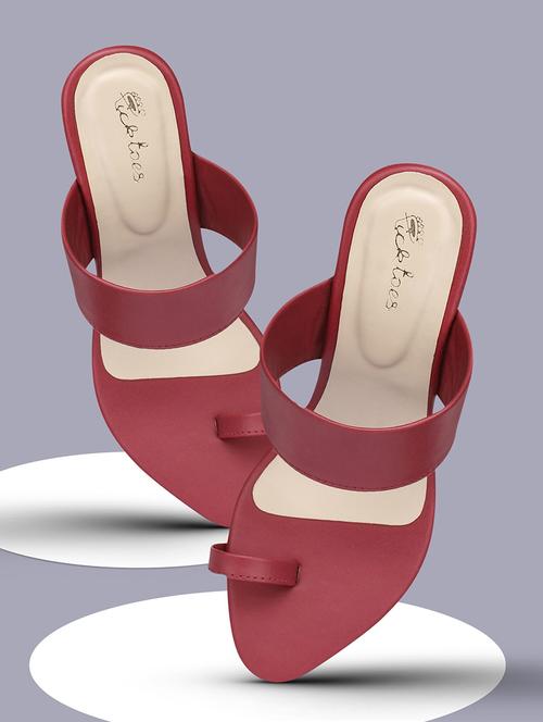 women slip on block heel sandal - 21676826 - Standard Image - 0