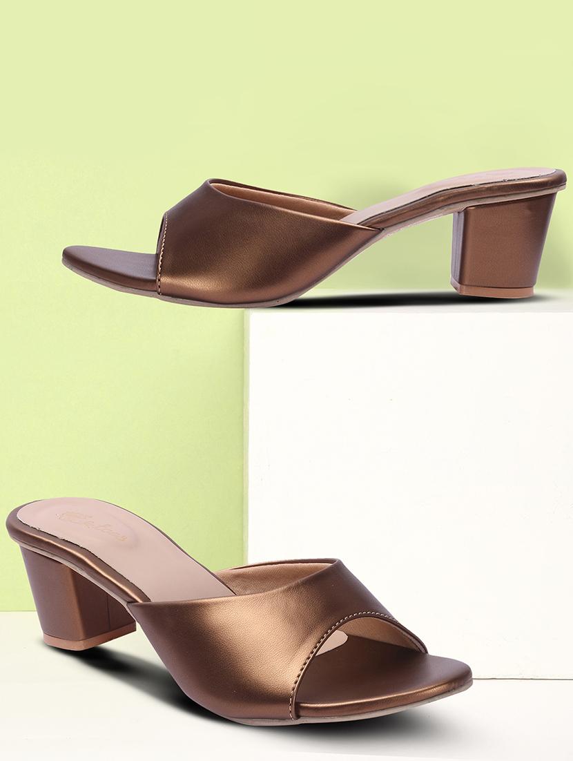 women slip on block heel sandal - 21676831 - Standard Image - 2