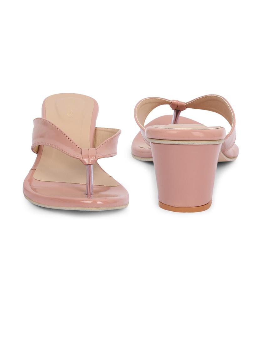 women slip on block heel sandal - 21676839 - Standard Image - 2