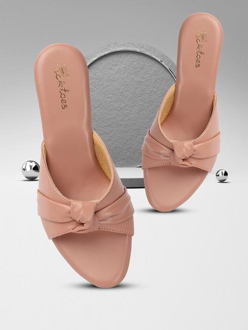 women pink slip on sandal - 21676850 - Standard Image - 0