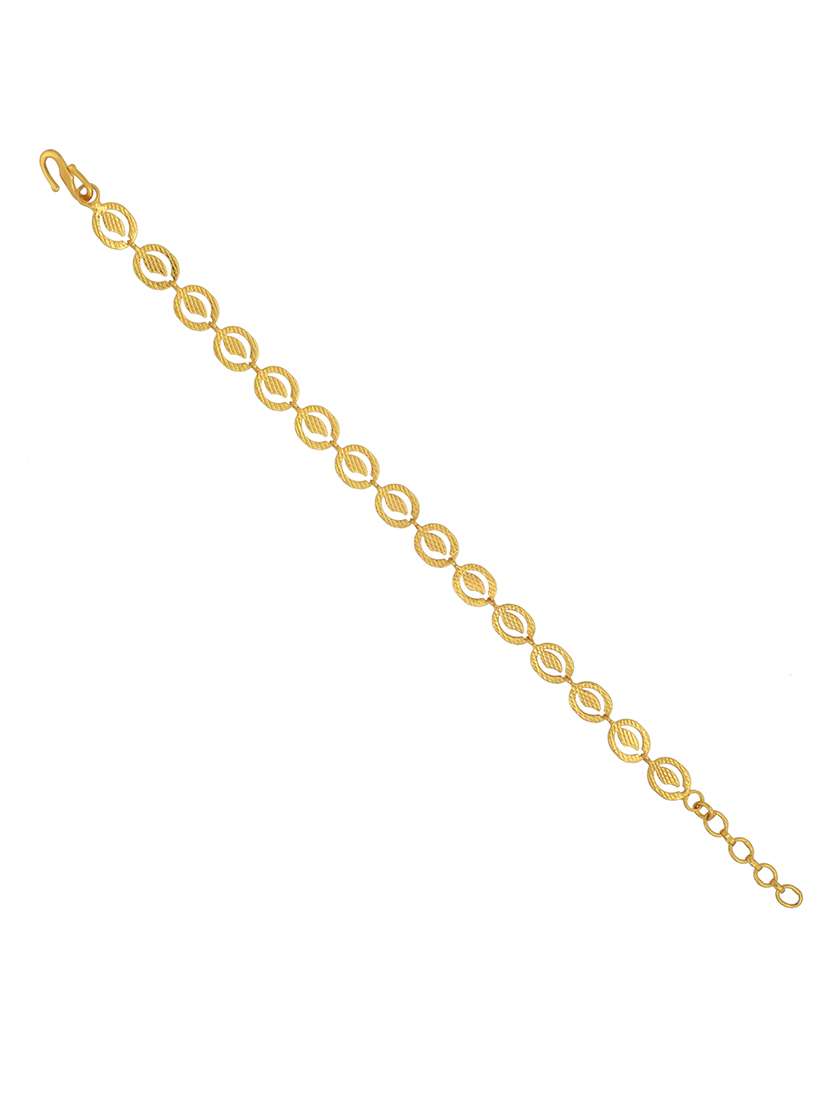 women gold brass links bracelet - 21676867 -  Standard Image - 2