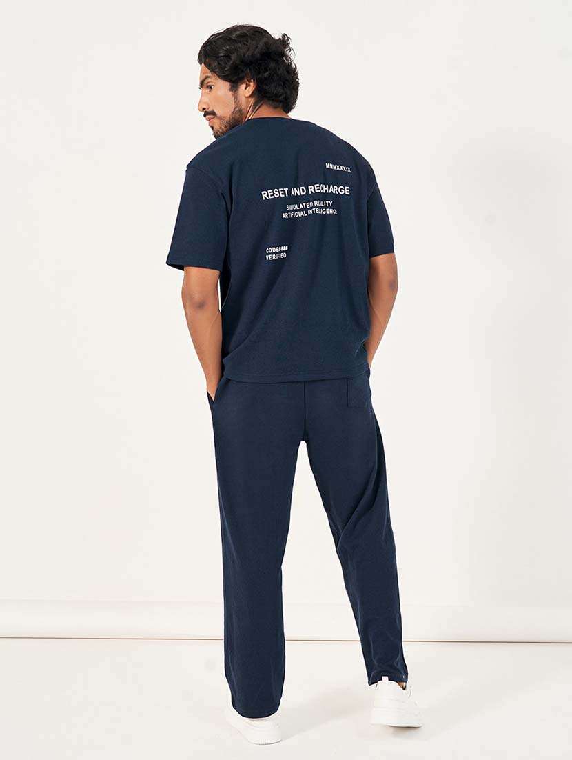 men back print cotton co-ord set - 21677532 -  Standard Image - 2