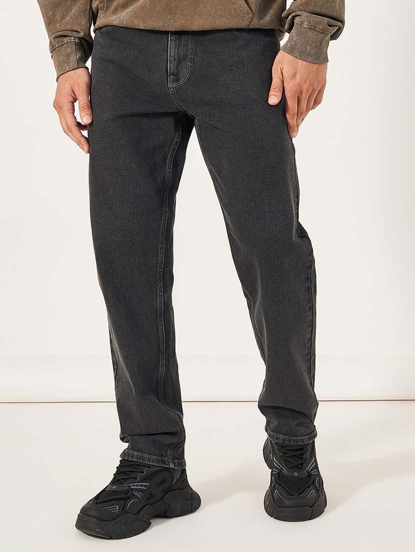 men solid mid rise denim jeans - 21677546 -  Zoom Image - 0