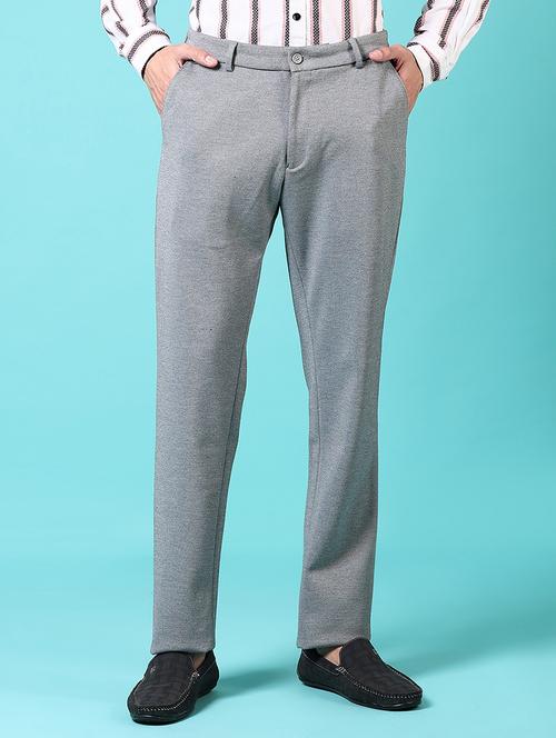 men solid mid rise flat front chinos  - 21677751 -  Standard Image - 0