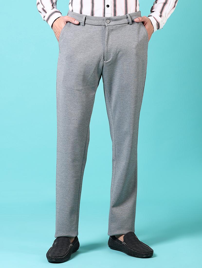 men solid mid rise flat front chinos  - 21677751 -  Zoom Image - 0