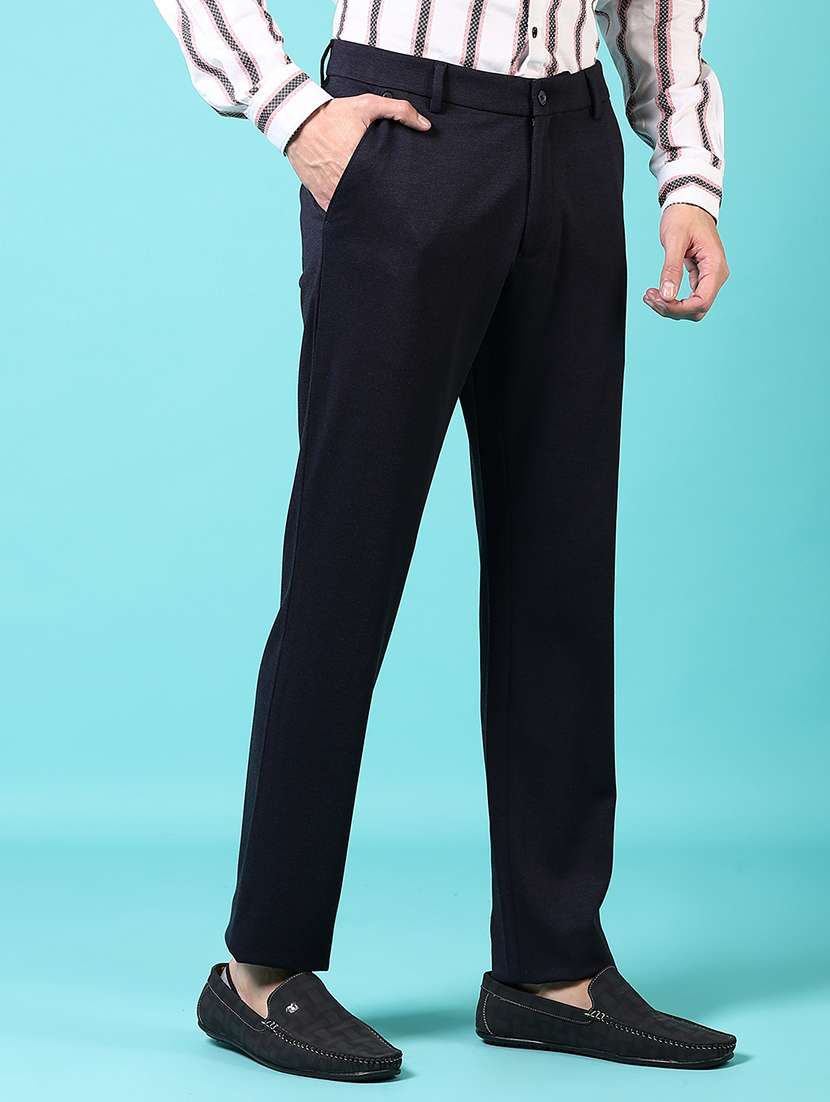 men solid flat front tailored trouser - 21677753 -  Standard Image - 2