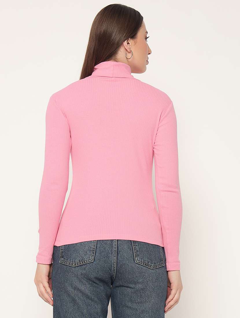 women solid high neck winter wear top - 21677827 -  Standard Image - 2