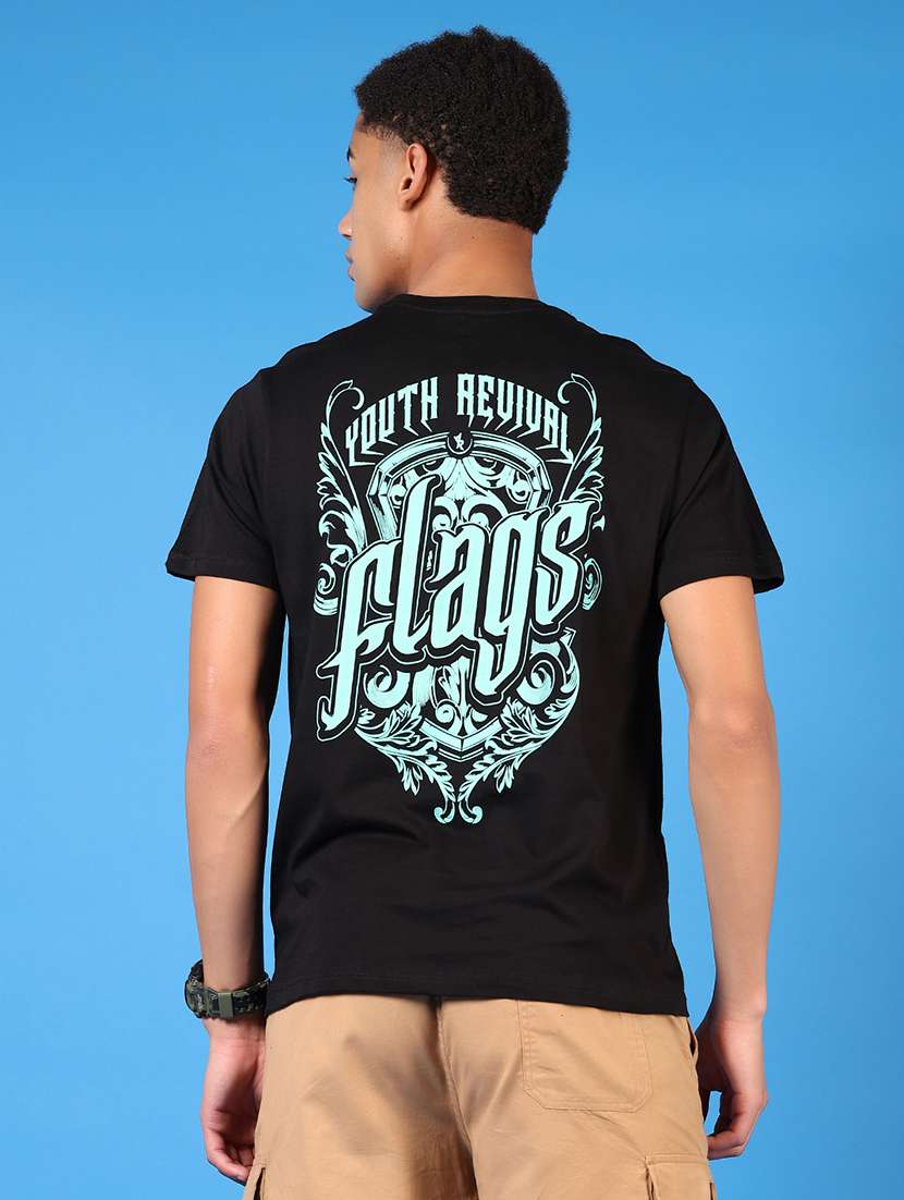 men printed short sleeve regular fit t-shirt - 21677918 -  Standard Image - 2