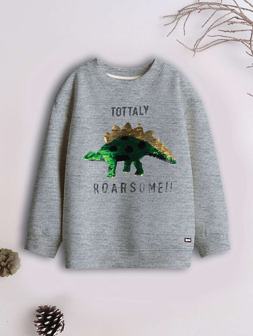 boys pack of 3 printed sweatshirt - 21678198 -  Standard Image - 2