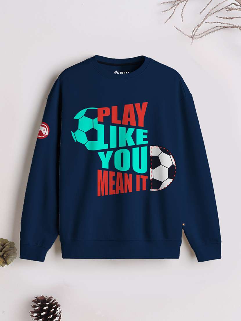 boys pack of 3 printed sweatshirt - 21678205 - Standard Image - 2