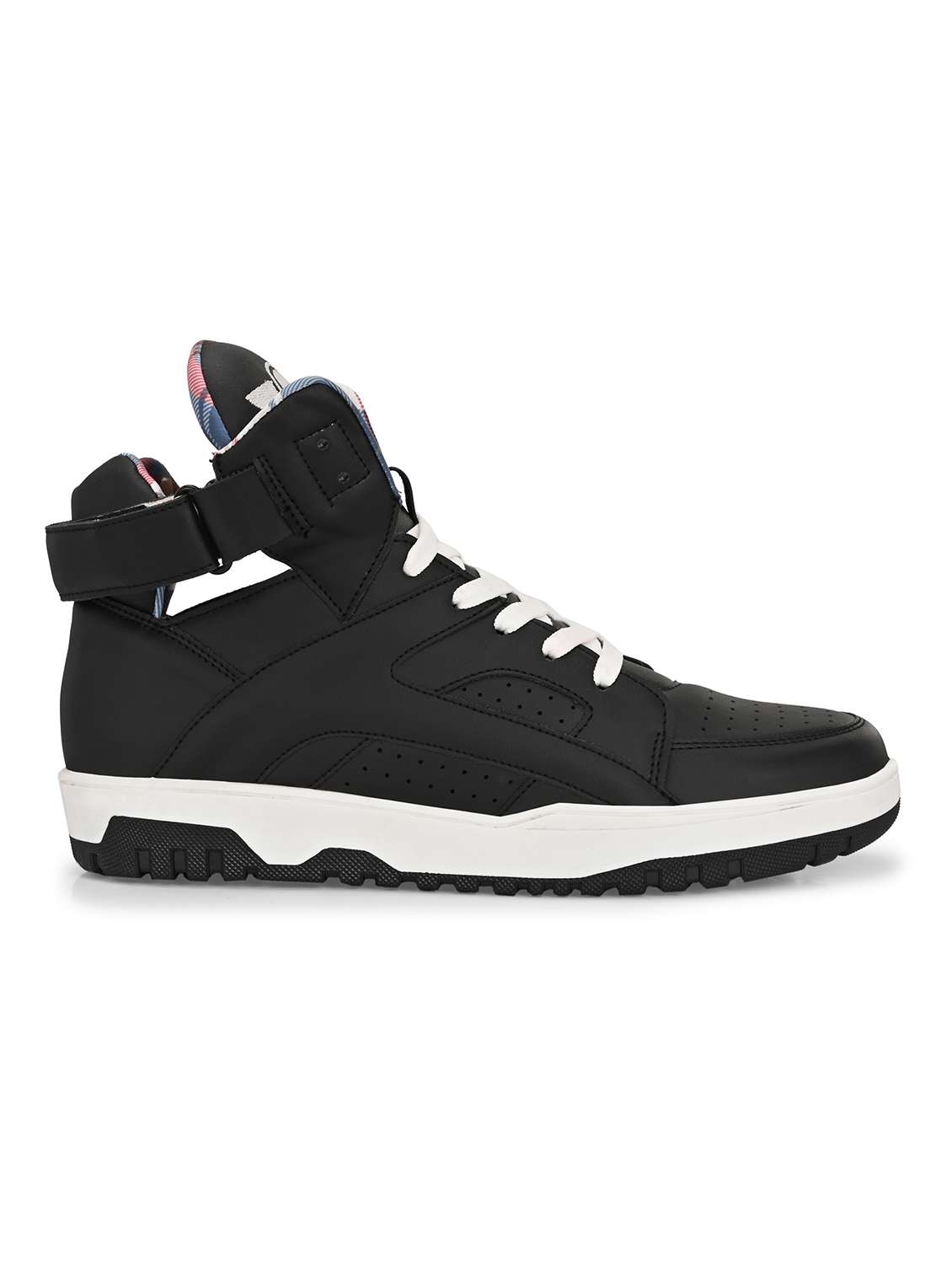 men black lace up sneakers - 21678345 - Standard Image - 2