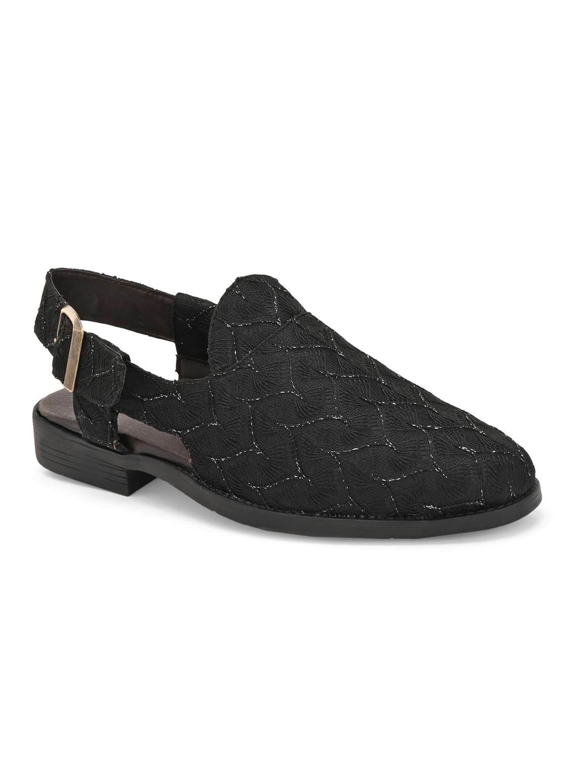 men textured back strap sandal - 21678355 -  Standard Image - 2