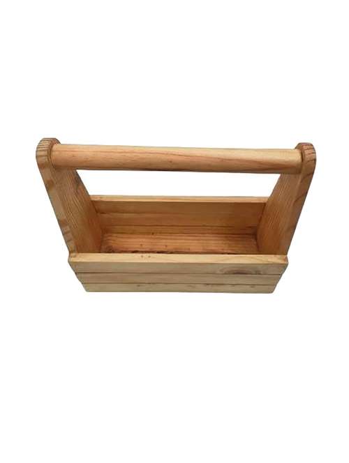 pine wood kaddy  - aesthetic decorative tray for gift hampers and artistic display - 21678542 -  Standard Image - 0