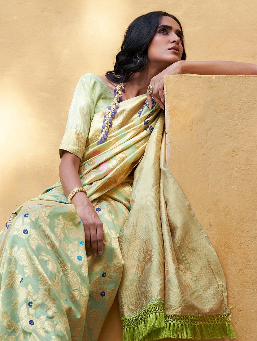 women self design banarasi saree with blouse - 21678630 - Standard Image - 2