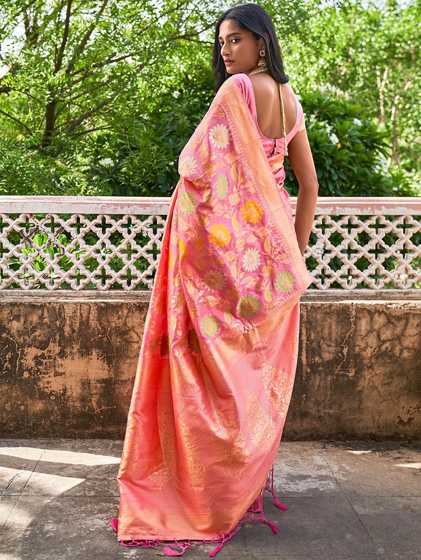 women self design banarasi saree with blouse - 21678647 - Standard Image - 2