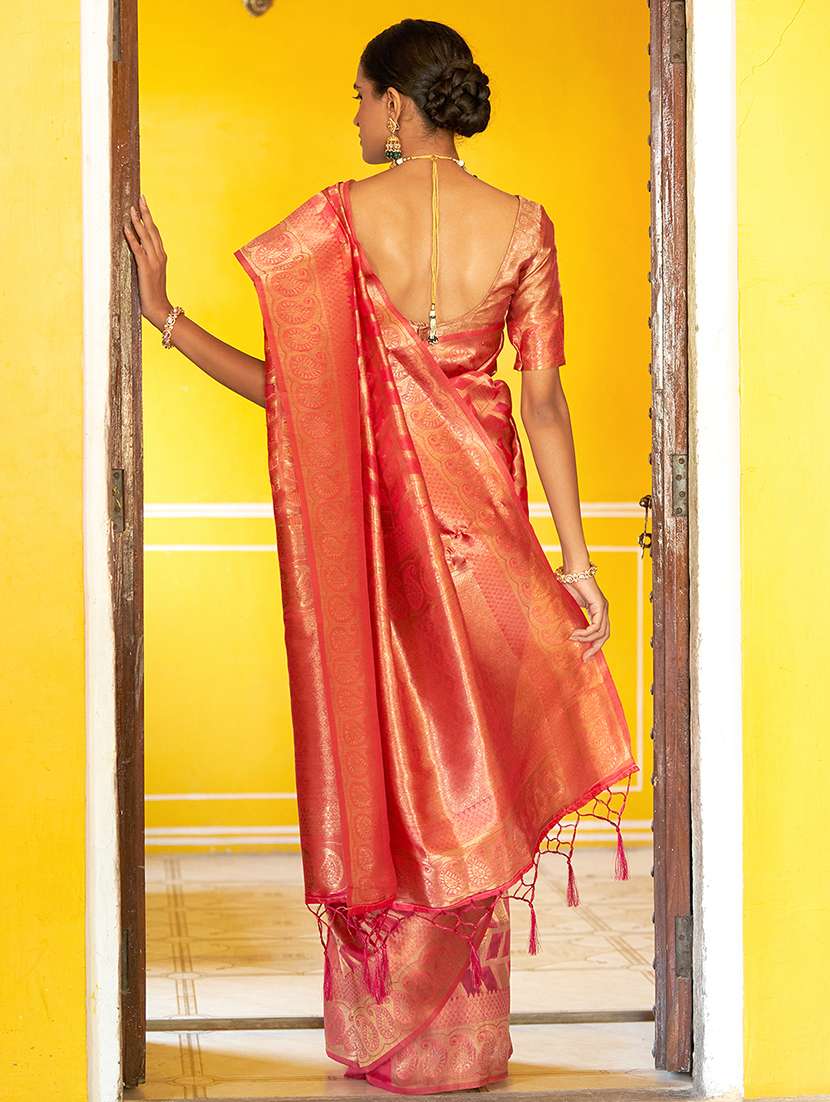 women self design kanjivaram saree with blouse - 21678651 - Standard Image - 2