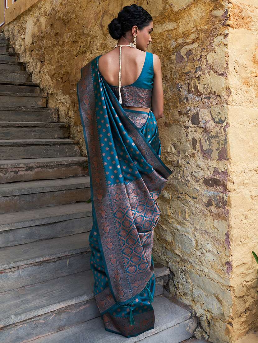 women self design banarasi saree with blouse - 21678694 -  Standard Image - 2