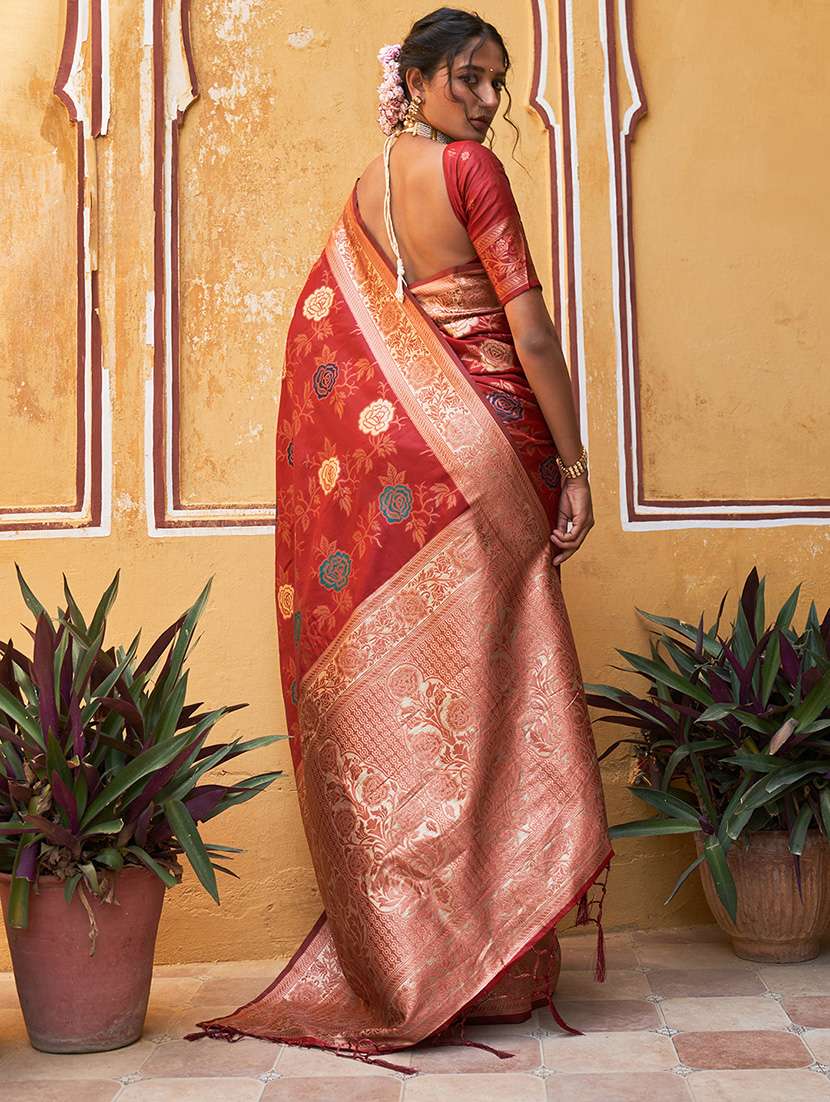 women self design banarasi saree with blouse - 21678700 - Standard Image - 2