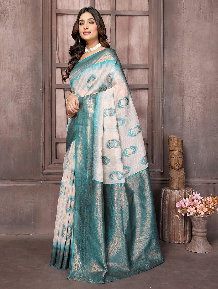women self design kanjivaram saree with blouse - 21678763 - Standard Image - 2