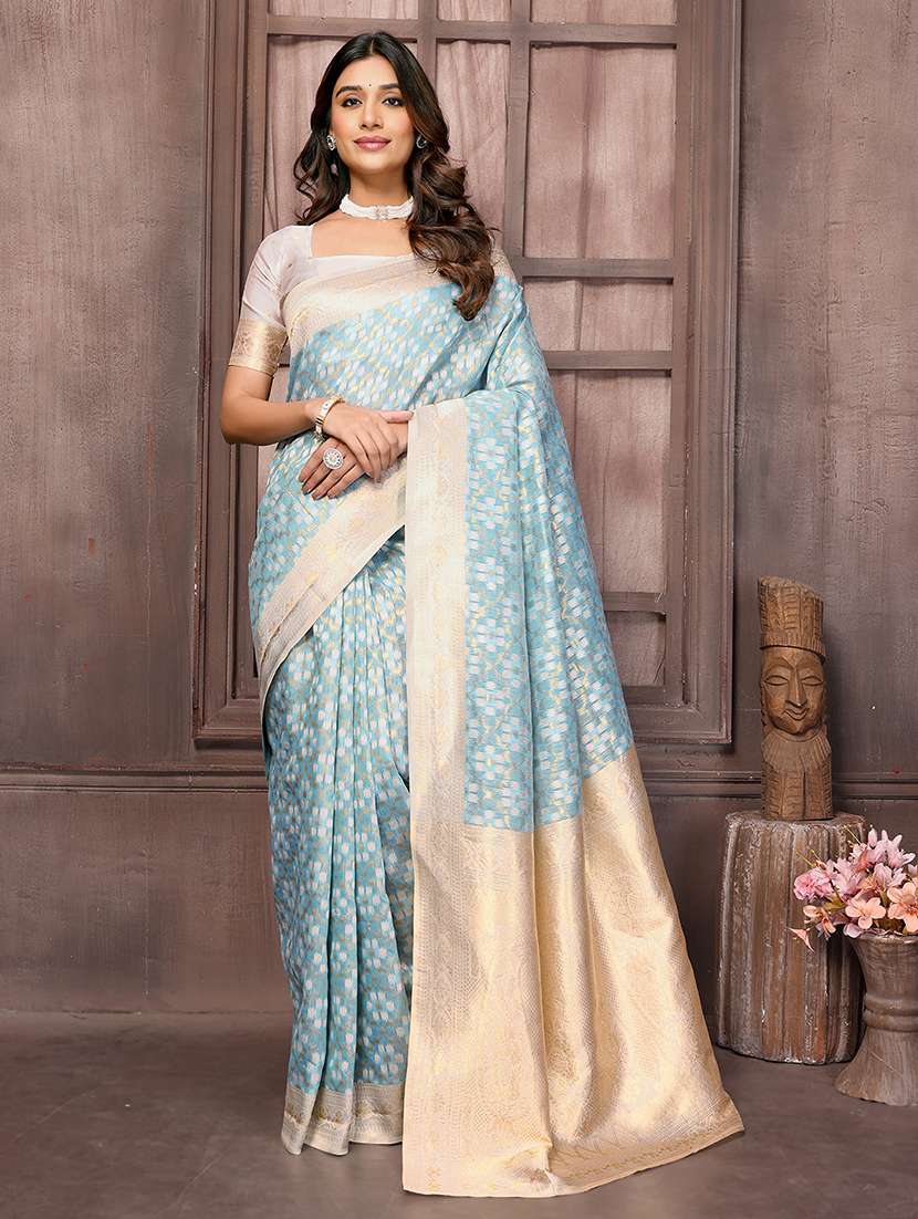 women self design banarasi saree with blouse - 21678802 -  Standard Image - 2