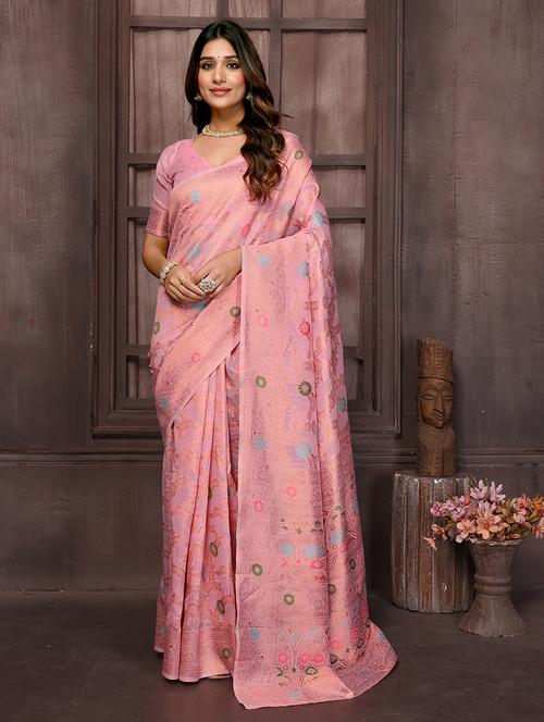 women self design banarasi saree with blouse - 21678807 -  Standard Image - 0