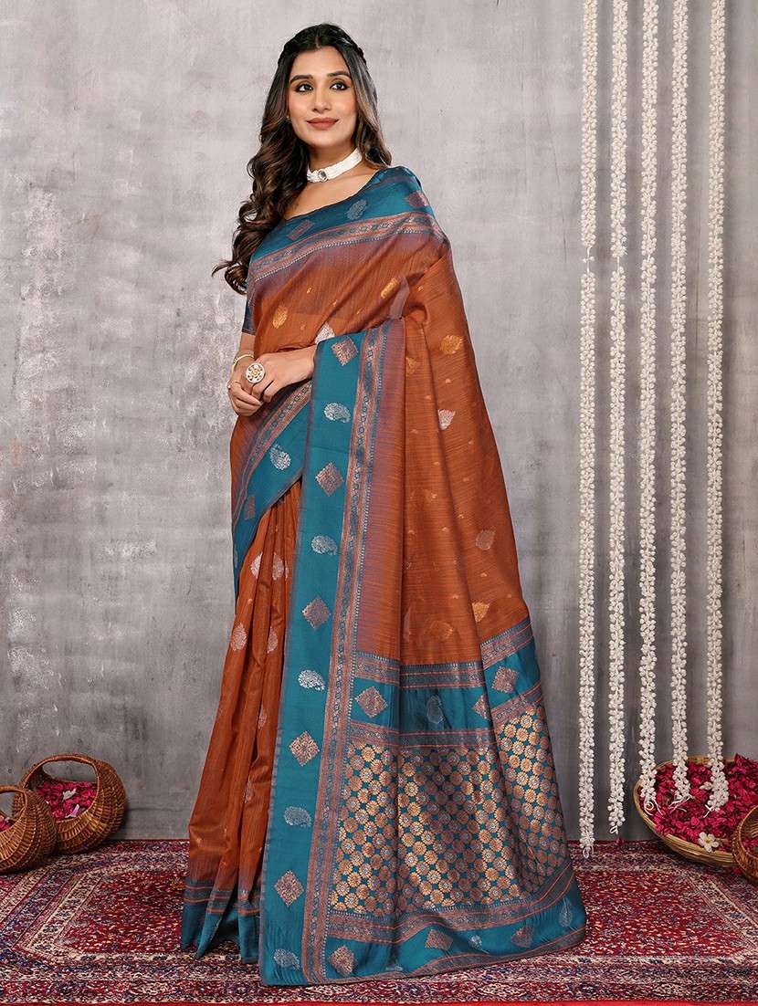 women self design bordered saree with blouse - 21678810 -  Standard Image - 2