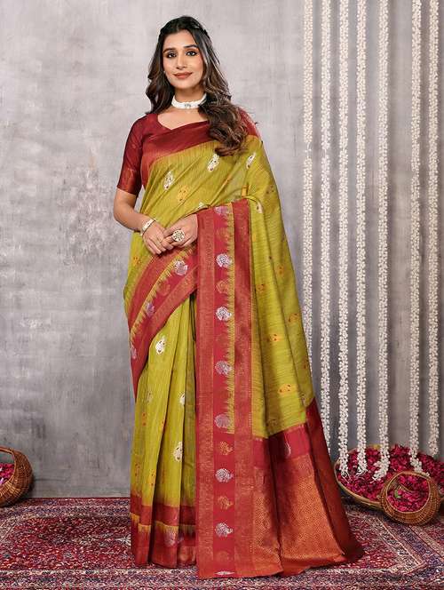 women self design bordered saree with blouse - 21678811 - Standard Image - 0