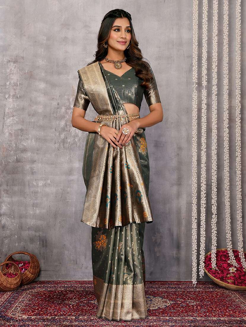 women self design banarasi saree with blouse - 21678814 - Standard Image - 2