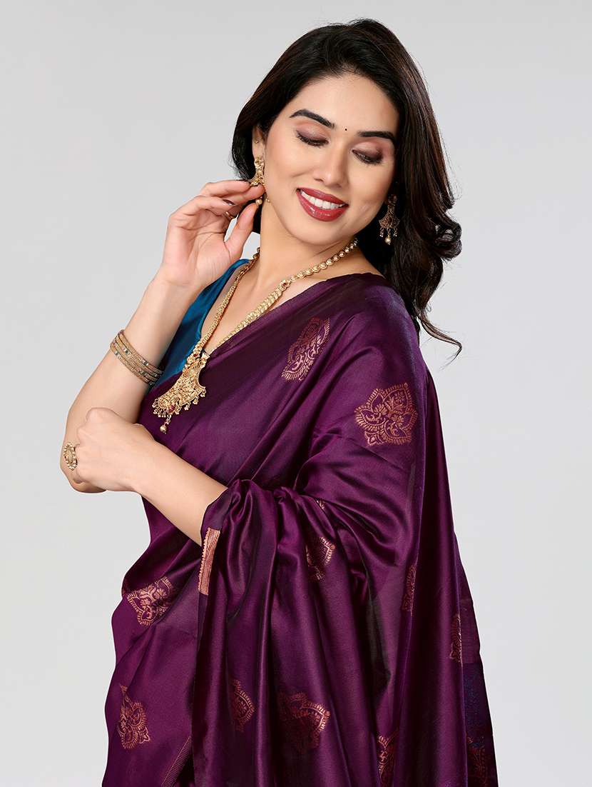 women self design banarasi saree with blouse - 21679105 -  Standard Image - 2