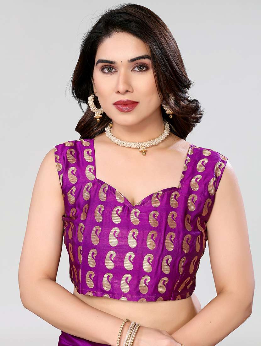 women self design banarasi saree with blouse - 21679108 -  Standard Image - 2