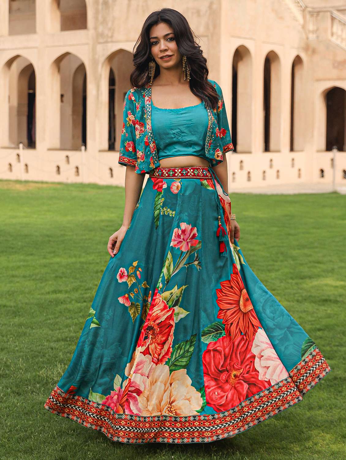 women floral printed skirt top set - 21679148 -  Standard Image - 2