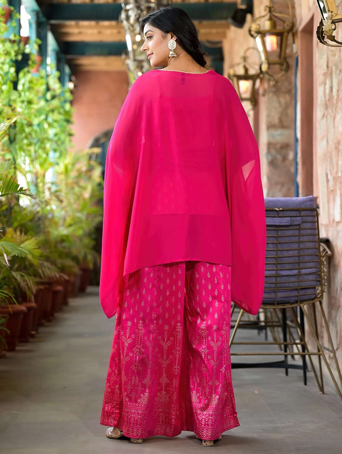 women pink foil print fusion set - 21679151 - Standard Image - 2