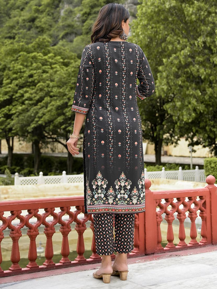 women floral kurta pant set with dupatta - 21679255 - Standard Image - 2