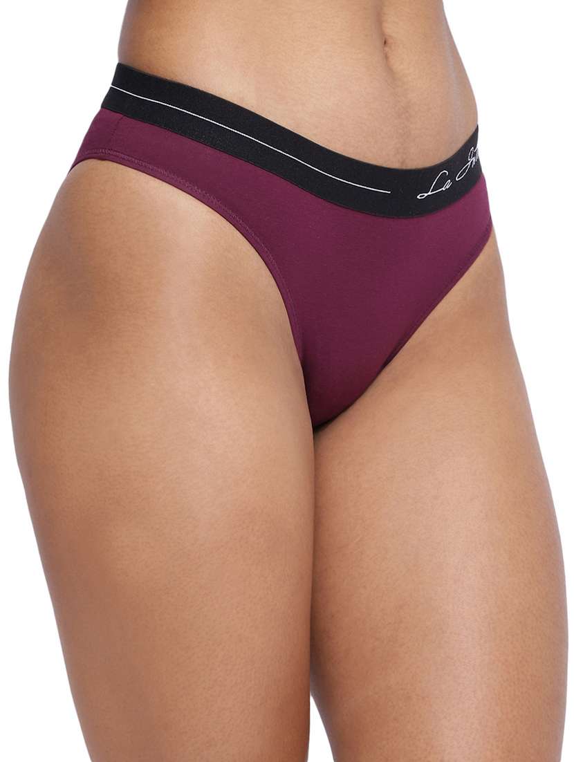 women plain low rise bikini panty - 21679321 - Standard Image - 2
