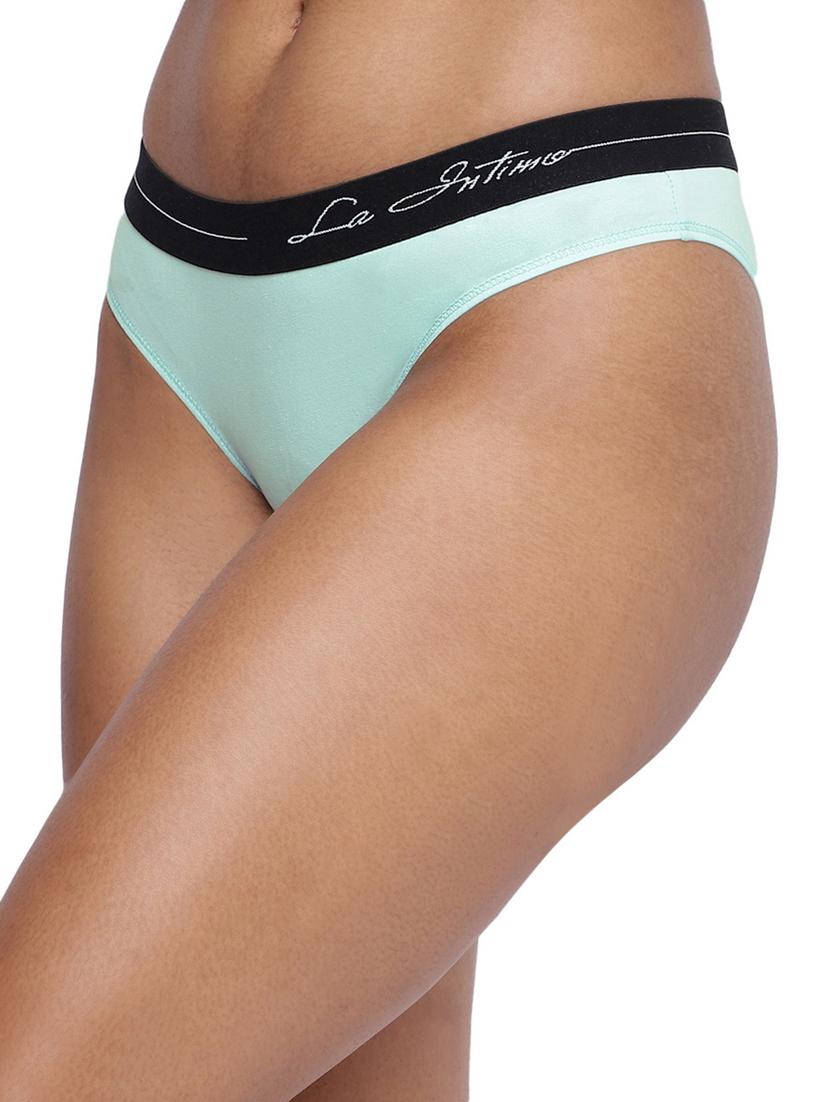 women plain low rise bikini panty - 21679322 - Standard Image - 2