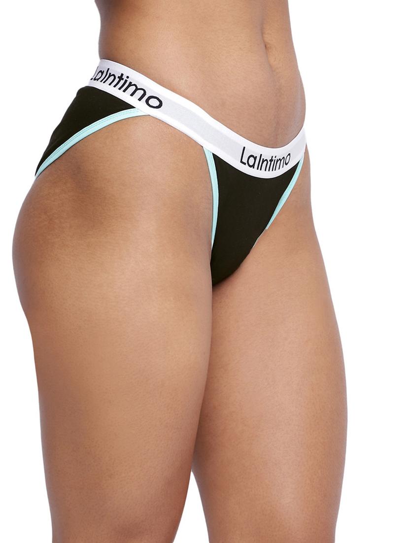 women plain low rise bikini panty - 21679324 - Standard Image - 2