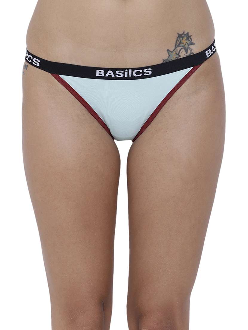 women solid low rise bikini combo - 21679371 -  Standard Image - 2