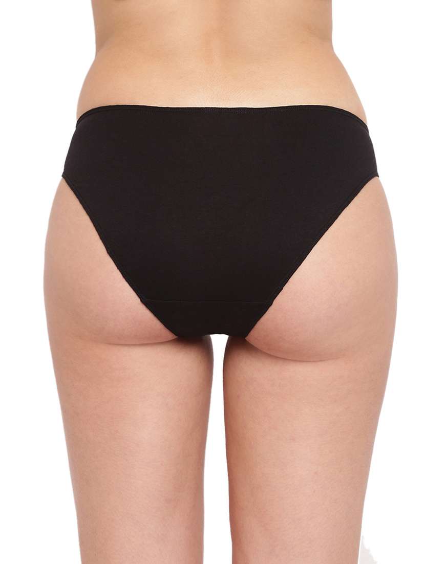 women solid low rise bikini combo - 21679383 -  Standard Image - 2