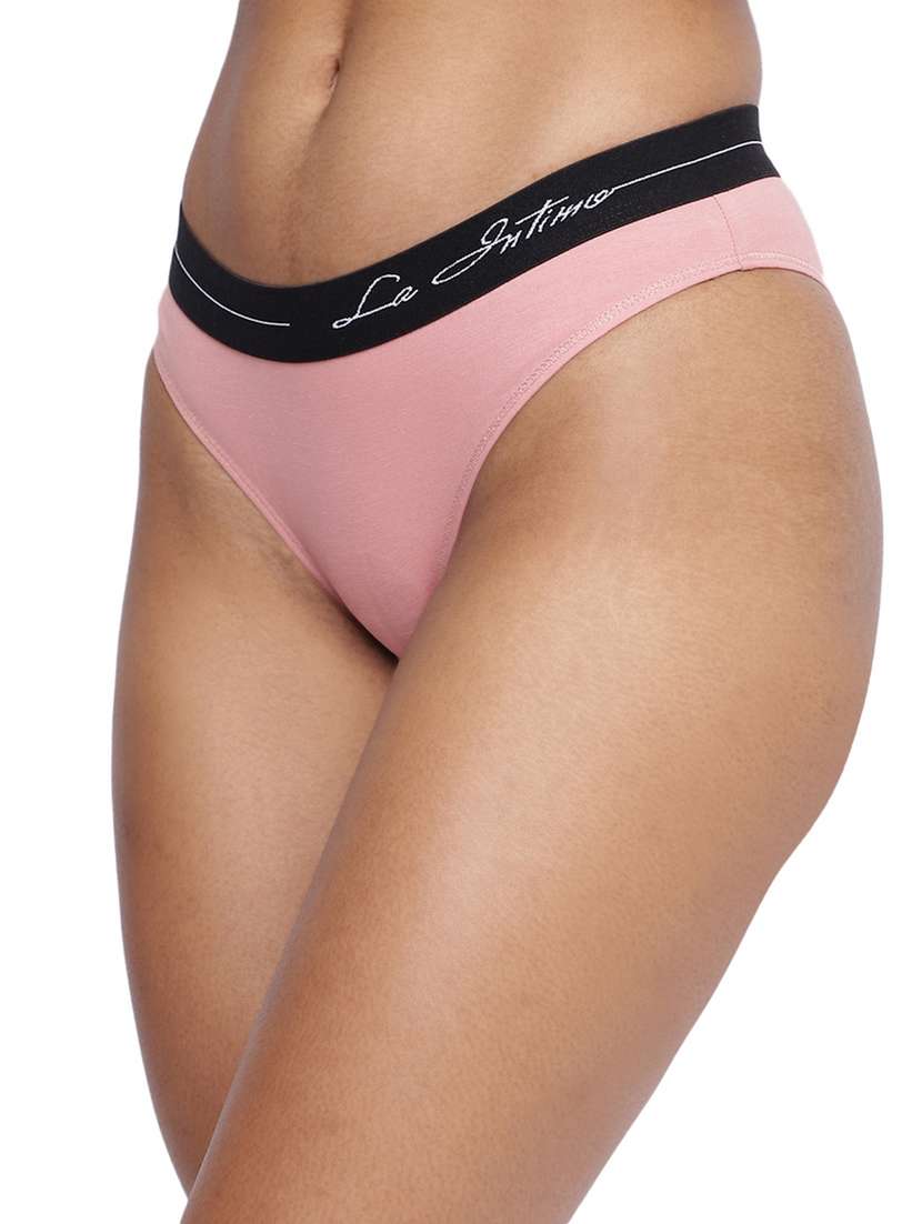 women pack of 2 solid low rise panty  - 21679440 -  Standard Image - 2