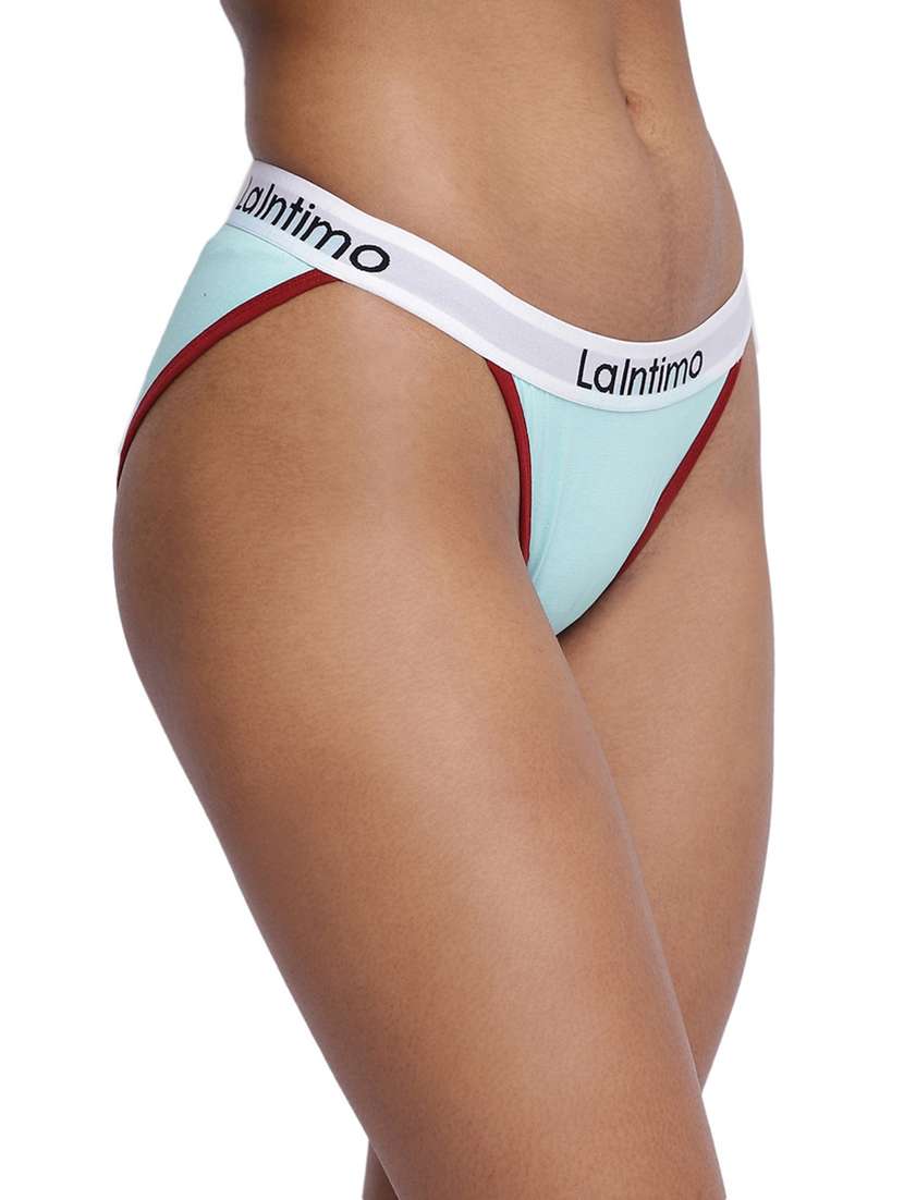women pack of 2 solid low rise panty  - 21679444 -  Standard Image - 2