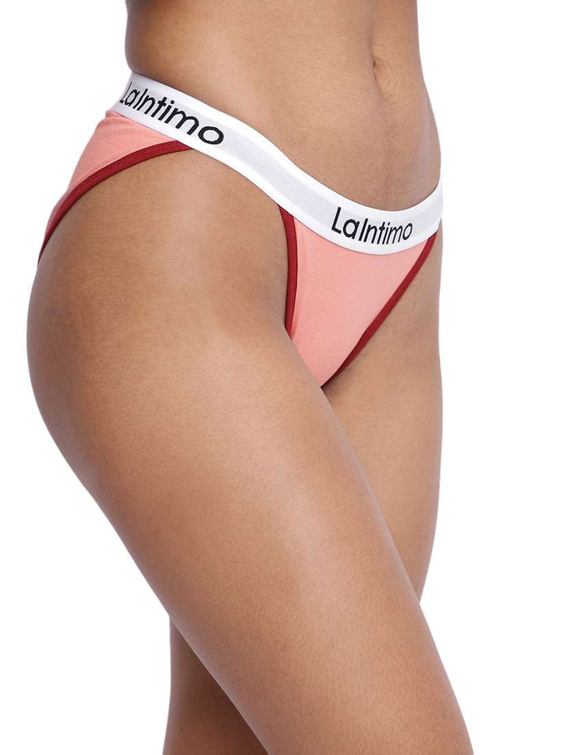 women pack of 6 solid low rise panty  - 21679446 -  Standard Image - 2