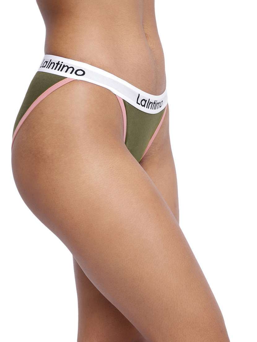 women pack of 8 solid low rise panty  - 21679447 -  Standard Image - 2