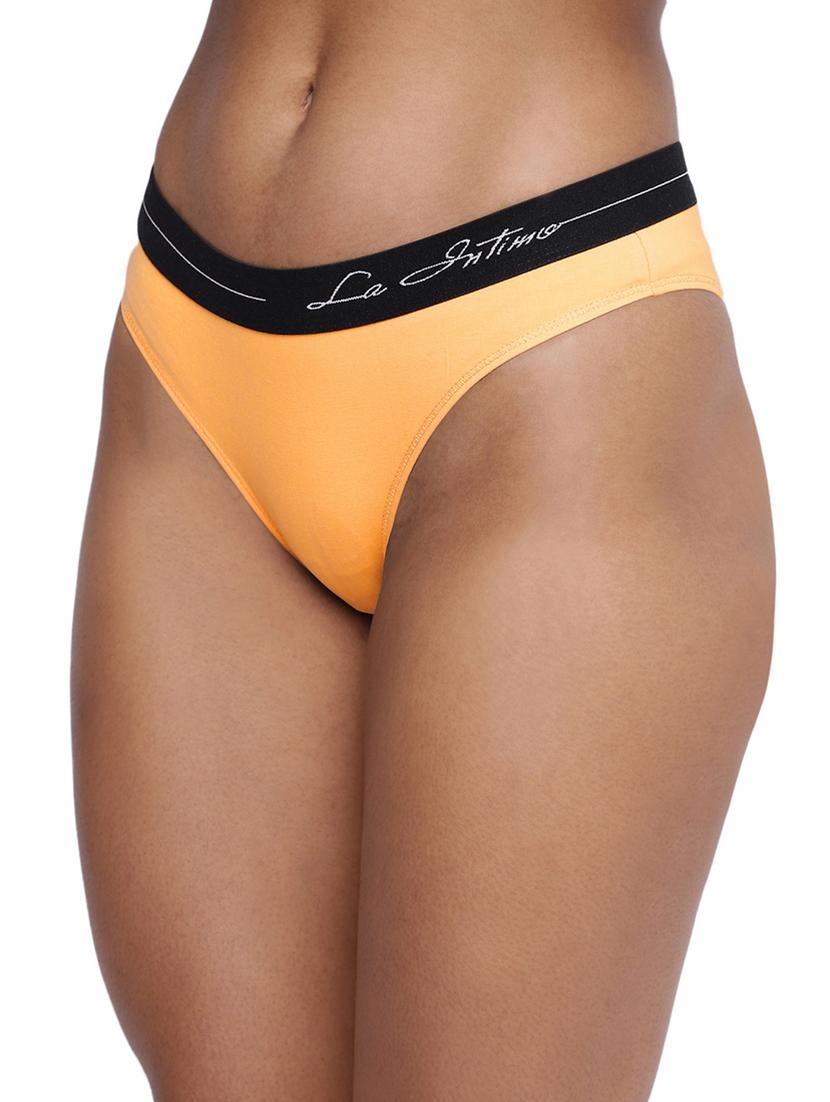 women solid low rise bikini panty - 21679467 - Standard Image - 2