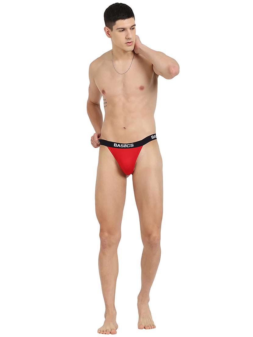 men solid low rise thongs briefs - 21679600 -  Standard Image - 2