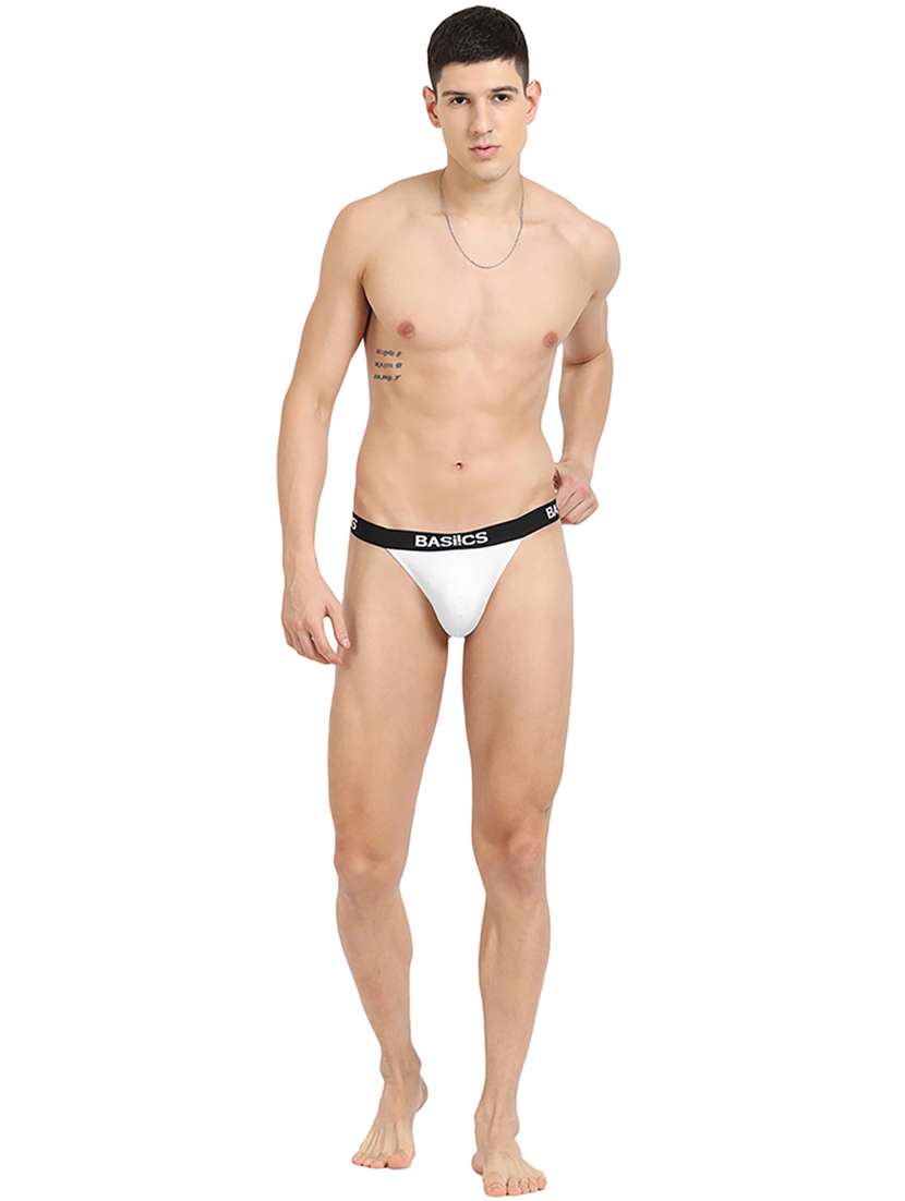 men solid low rise thongs briefs - 21679602 -  Standard Image - 2
