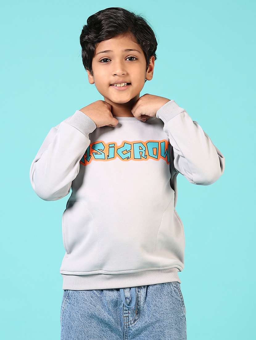 men printed long sleeve round neck sweatshirt - 21679764 -  Standard Image - 2